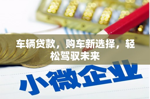 奎屯车辆贷款，购车新选择，轻松驾驭未来