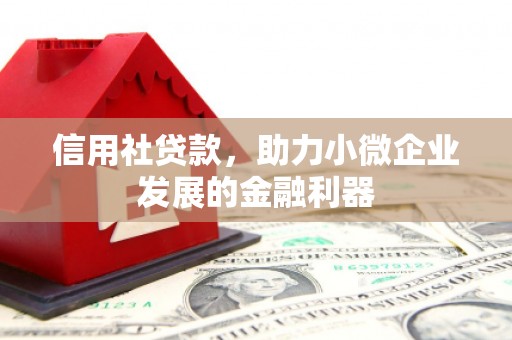 奎屯信用社贷款，助力小微企业发展的金融利器