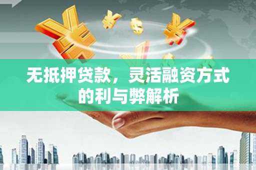 奎屯无抵押贷款，灵活融资方式的利与弊解析